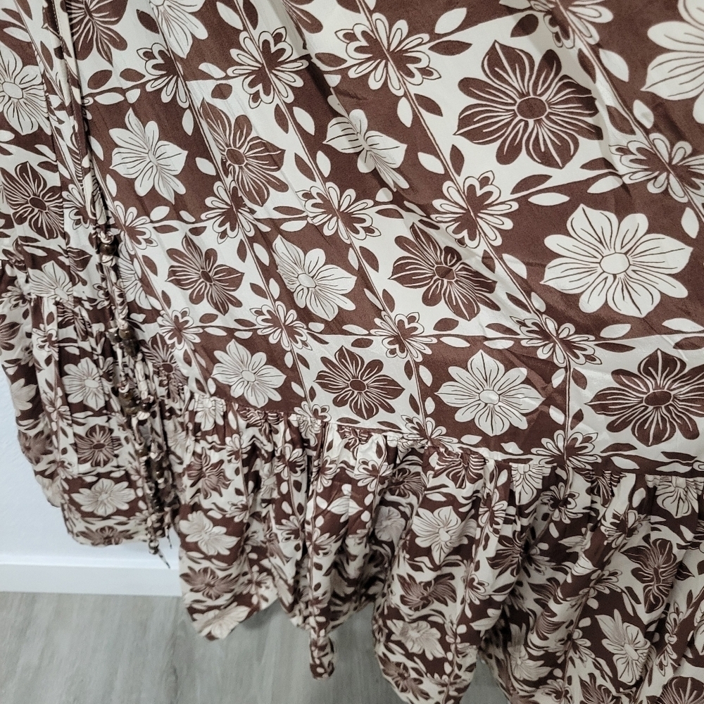 J. Crew Caspia Dress in Floral Crepe de Chine NEW Size M CA666 - Picture 10 of 11